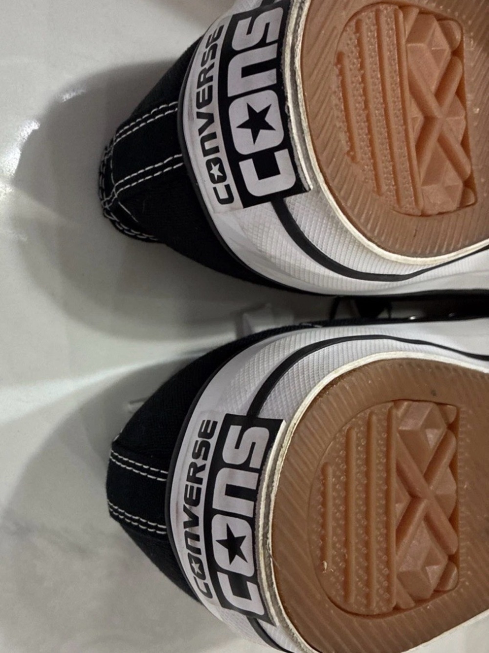 CONS Converse Low Top Skate Boarding Shoes Canvass Black 144578C Men's Sz 13 EUC - Picture 14 of 14